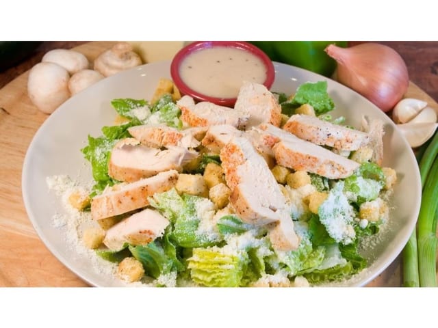 Chicken Caesar Salad.