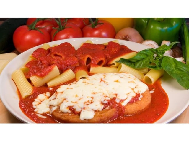 Chicken Parmigiana.