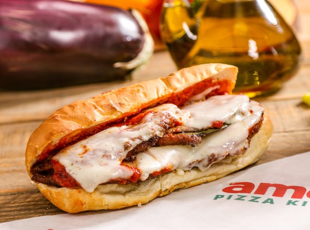 Chicken Parmigiana Sub.
