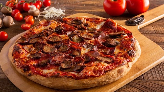 Meat Lovers (Medium - 12” - 6 Slices).