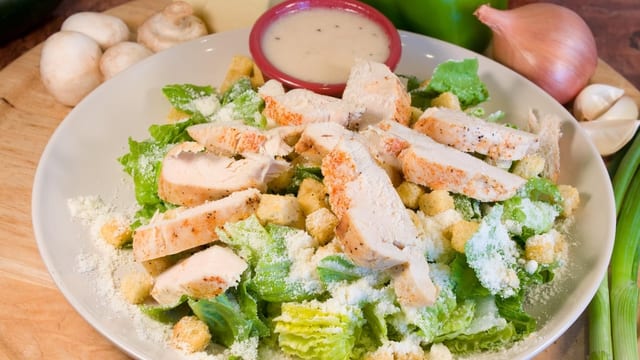 Chicken Caesar Salad.