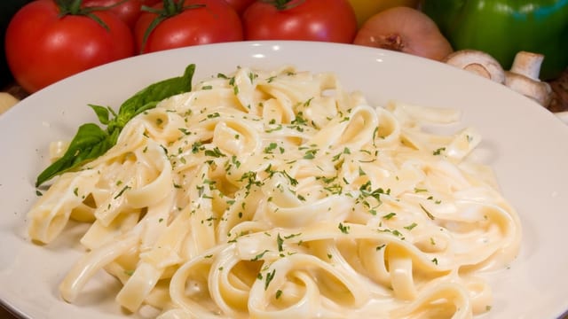 Fettuccine Alfredo.