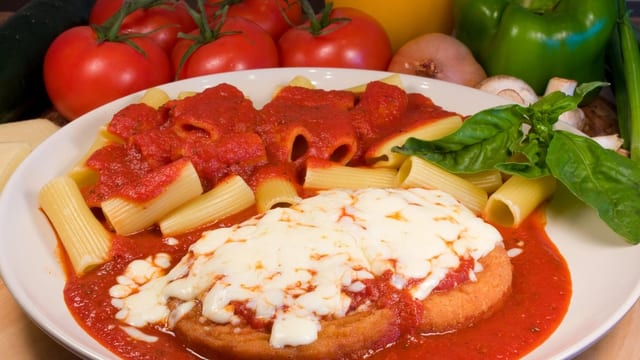 Chicken Parmigiana.